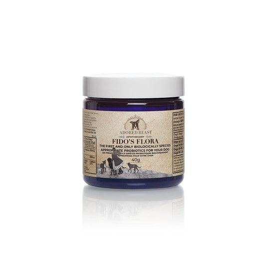 Adored Beast, Adored Beast Apothecary, Love Bugs probiotic, Gut Soothe, Healthy Gut, Liver Tonic, Phyto Synergy, Rebalancer, Leaky Gut protocol, Yeasty Beast protocol, natural homeopathic remedies for dogs, natural pet health supplements, holistic dog support, Ottawa, Local, Gatineau, Wakefield, Chelsea, Russel, Fido's Flora, Biologically Species Appropriate Probiotics for Dogs