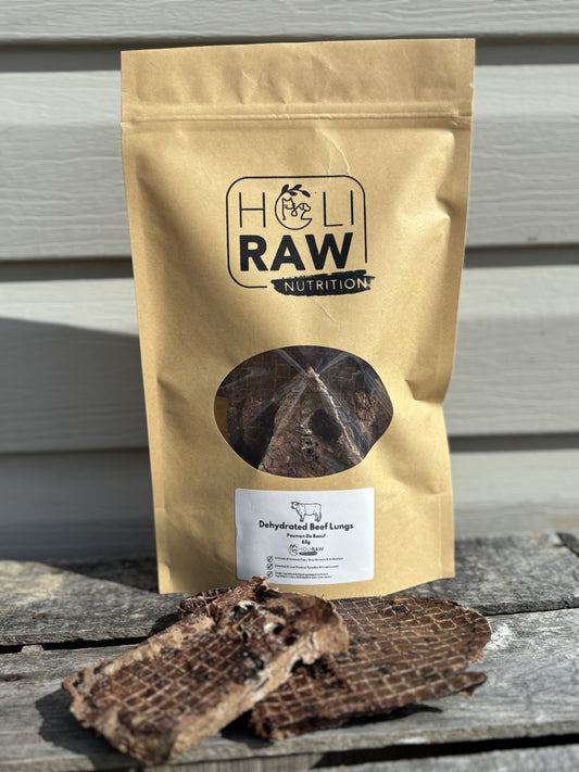 Raw dog food, raw pet food, frozen raw dog food, raw dog meals, natural raw dog food, raw food for dogs, BARF diet for dogs, biologically appropriate dog food, fresh raw dog food, healthy dog food, grain-free dog food, holistic dog food, raw dog food delivery, raw nutrition for pets, raw dog food Canada, Ottawa, Local, Gatineau, Wakefield, Chelsea, Russel, Treats, Dehydrated Beef Lungs