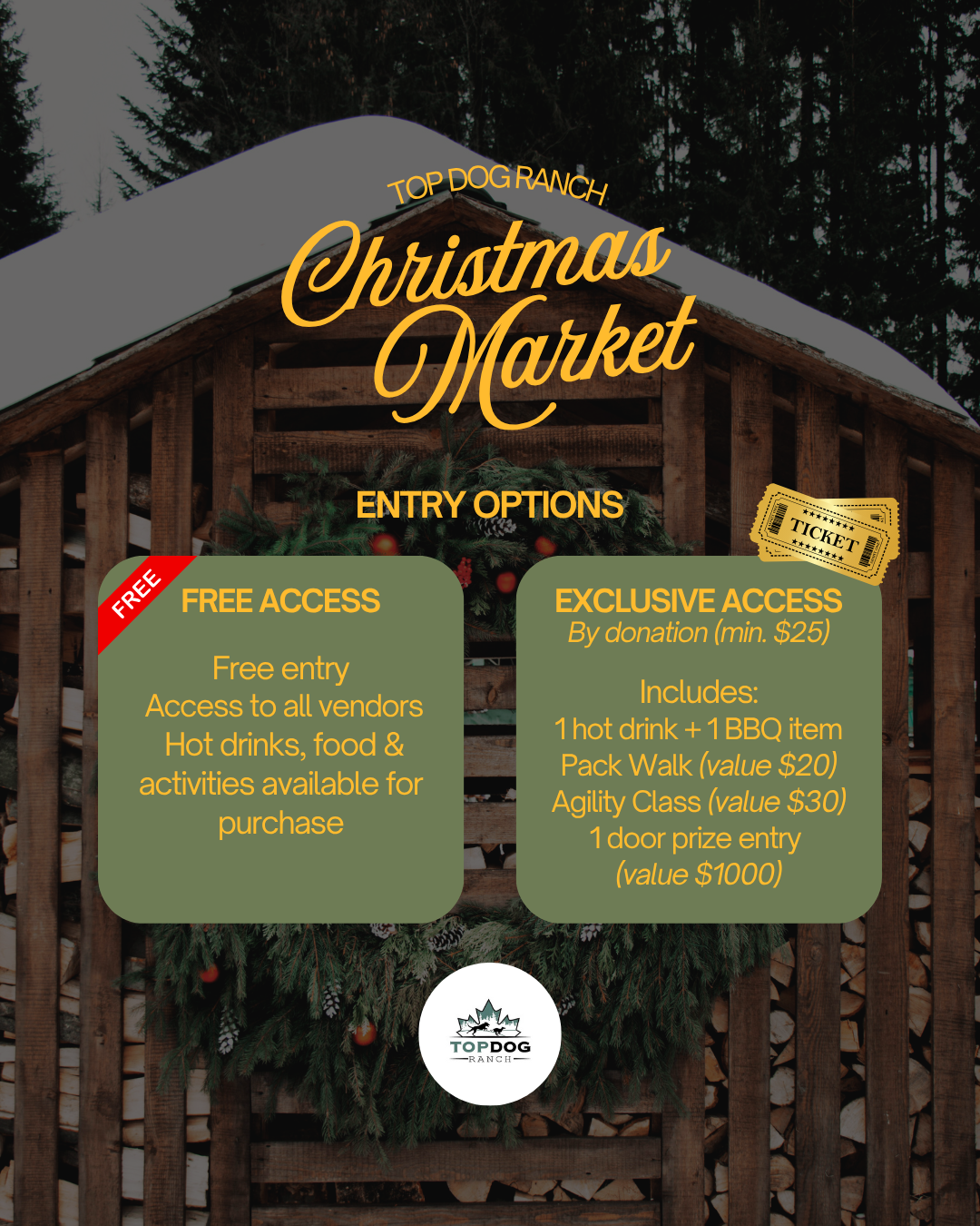 Top Dog Ranch Christmas Market