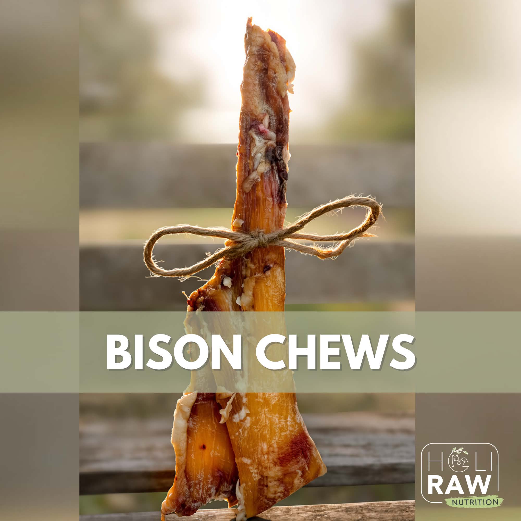 Dehydrated Bison Chews