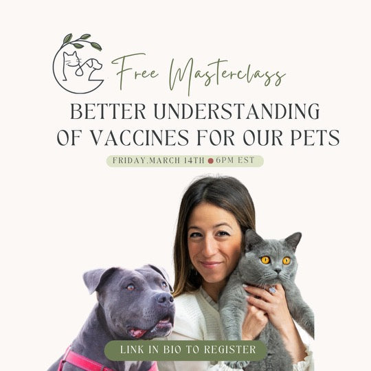 Free Master Class: Better Understanding of Vaccines for Our Pets