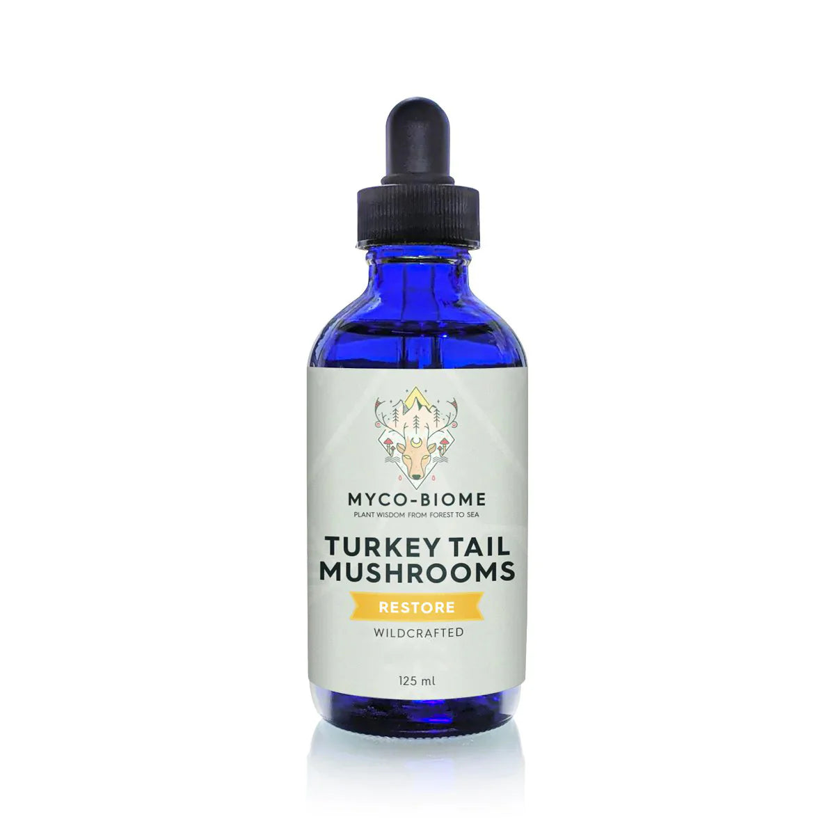 Myco-Biome Turkey Tail Mushrooms for Cats & Dogs | Liquid Triple Extract